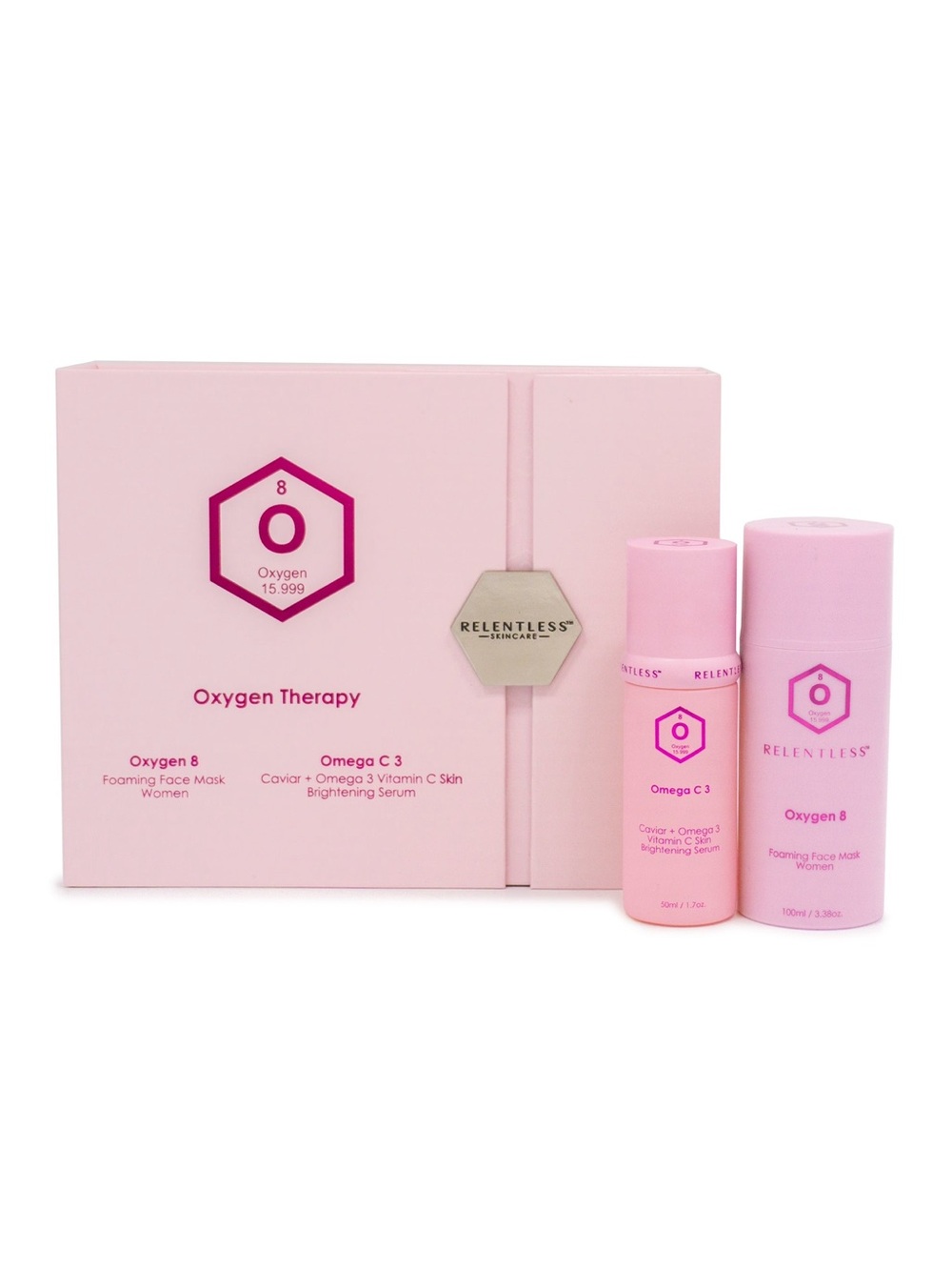 RELENTLESS OXYGEN THERAPY Foaming Face Mask & Serum Set